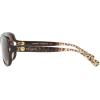 imageCoach Womens Hc8169 Square SunglassesBlackBrown Gradient