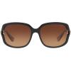 imageCoach Womens Hc8169 Square SunglassesBlackBrown Gradient