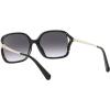 imageCoach Womens Hc8280u Universal Fit Square SunglassesBlackGrey Gradient