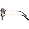 imageCoach Womens Hc8280u Universal Fit Square SunglassesBlackGrey Gradient