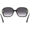 imageCoach Womens Hc8280u Universal Fit Square SunglassesBlackGrey Gradient