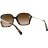imageCoach Womens Hc8280u Universal Fit Square SunglassesDark TortoiseBrown Gradient