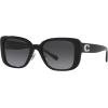 imageCoach Womens Hc8352 Square SunglassesBlackGrey Gradient