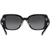imageCoach Womens Hc8352 Square SunglassesBlackGrey Gradient