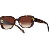 imageCoach Womens Hc8352 Square SunglassesDark TortoiseDark Brown Gradient