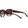 imageCoach Womens Hc8352 Square SunglassesDark TortoiseDark Brown Gradient