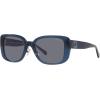 imageCoach Womens Hc8352 Square SunglassesTransparent BlueBlue Solid
