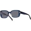 imageCoach Womens Hc8352 Square SunglassesTransparent BlueBlue Solid