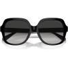 imageCoach Womens Hc8395f Low Bridge Fit Square SunglassesBlackGrey Gradient