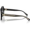 imageCoach Womens Hc8395f Low Bridge Fit Square SunglassesBlackGrey Gradient