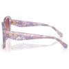 imageCoach Womens Hc8424f Low Bridge Fit Square SunglassesPearlized Purple WatercolorPurple Pink Gradient
