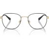 imageCoach Mens Hc5163 Square Prescription Eyewear FramesLight Gold Satin ColorBlackDemo Lens