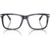 imageCoach Mens Hc6228u Universal Fit Square Prescription Eyewear FramesBlue TortoiseDemo Lens