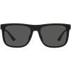 imageCoach Mens Hc8367u Universal Fit Square SunglassesBlackGrey Solid