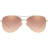 imageCoach Womens 0HC7079 58mmLight GoldRose Gold Gradient Mirrored