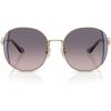imageCoach Womens Hc7176b Round SunglassesShiny Light GoldLilacLilac Peach Gradient