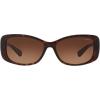 imageCoach Womens Hc8168 Rectangular SunglassesDark TortoiseBrown Gradient
