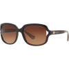 imageCoach Womens Hc8169 Square SunglassesBlackBrown Gradient