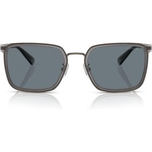 imageCOACH Mens Hc7171 Square SunglassesGunmetalGreyGrey Solid