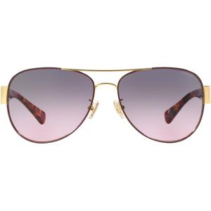 imageCoach HC7059 Sunglasses PurpleGoldGrey Purple Gradient 58 mm