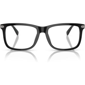 imageCoach Mens Hc6228u Universal Fit Square Prescription Eyewear FramesBlackDemo Lens