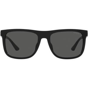 imageCoach Mens Hc8367u Universal Fit Square SunglassesBlackGrey Solid