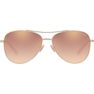 imageCoach Womens 0HC7079 58mmLight GoldRose Gold Gradient Mirrored