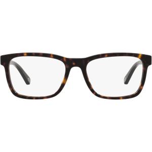 imageCoach Womens Hc6166u Universal Fit Rectangular Prescription Eyewear FramesDark TortoiseDemo Lens