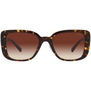 imageCoach Womens Hc8352 Square SunglassesDark TortoiseDark Brown Gradient