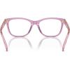 imageCOACH Womens Hc6235u Universal Fit Square Prescription Eyewear FramesTransparent AmethystDemo Lens