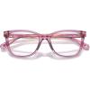 imageCOACH Womens Hc6235u Universal Fit Square Prescription Eyewear FramesTransparent AmethystDemo Lens