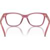 imageCOACH Womens Hc6235u Universal Fit Square Prescription Eyewear FramesTransparent OxbloodDemo Lens