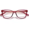 imageCOACH Womens Hc6235u Universal Fit Square Prescription Eyewear FramesTransparent OxbloodDemo Lens