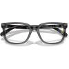 imageCoach Mens Hc6266u Universal Fit Square Prescription Eyewear FramesTransparent GreyDemo Lens