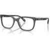 imageCoach Mens Hc6266u Universal Fit Square Prescription Eyewear FramesTransparent GreyDemo Lens