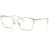imageCoach Womens HC5184 Rectangular Prescription Eyewear Frames Shiny Light GoldClearDemo Lens 54 mm