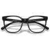 imageCoach Womens Hc6267d Square Prescription Eyewear FramesBlackDemo Lens