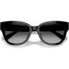 imageCoach Womens Hc8379u Universal Fit Butterfly SunglassesBlackGrey Gradient Polarized