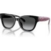 imageCoach Womens Hc8379u Universal Fit Butterfly SunglassesBlackGrey Gradient Polarized