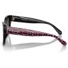 imageCoach Womens Hc8379u Universal Fit Butterfly SunglassesBlackGrey Gradient Polarized