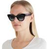 imageCoach Womens Hc8379u Universal Fit Butterfly SunglassesBlackGrey Gradient Polarized