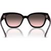 imageCoach Womens Hc8379u Universal Fit Butterfly SunglassesRuby Pearl Signature CGrey Rose Gradient