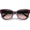 imageCoach Womens Hc8379u Universal Fit Butterfly SunglassesRuby Pearl Signature CGrey Rose Gradient