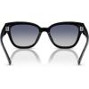 imageCoach Womens Hc8379u Universal Fit Butterfly SunglassesSapphire Pearl Signature CBlue Gradient