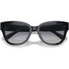 imageCoach Womens Hc8379u Universal Fit Butterfly SunglassesSapphire Pearl Signature CBlue Gradient