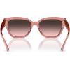 imageCoach Womens Hc8379u Universal Fit Butterfly SunglassesTea Rose CGrey Pink Gradient