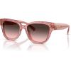imageCoach Womens Hc8379u Universal Fit Butterfly SunglassesTea Rose CGrey Pink Gradient