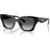 imageCoach Womens Hc8418u Universal Fit Butterfly SunglassesBlackGrey Gradient Polarized