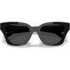 imageCoach Womens Hc8418u Universal Fit Butterfly SunglassesBlackGrey Solid