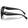 imageCoach Womens Hc8418u Universal Fit Butterfly SunglassesBlackGrey Solid